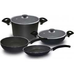 Ballarini Set BLG40 Bologna Granitium, Σετ 4 Σκευών(-3 ΑΤΟΚΕΣ ΔΟΣΕΙΣ)